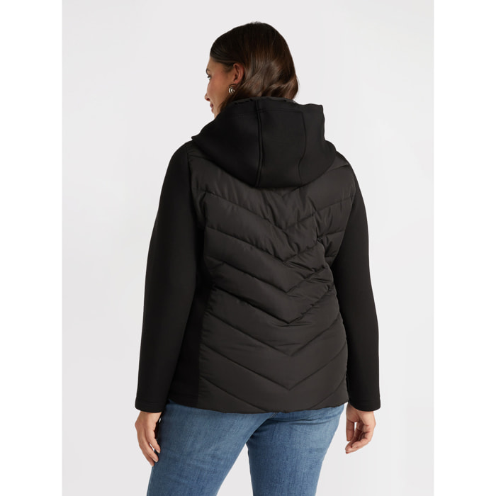 Fiorella Rubino - Chaqueta de plumón ligera con acolchado Sorona® Aura - Negro