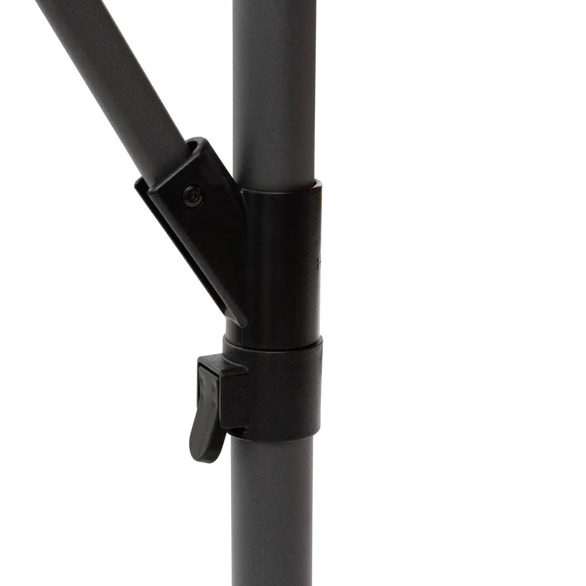 Parasol déporté rond "Manoa" Ambre 3m en aluminium acier et polyester