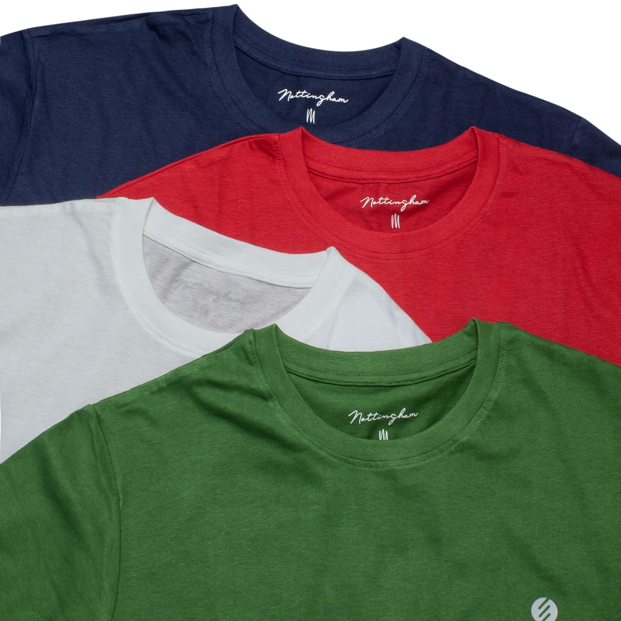 T-shirt da Uomo Girocollo in 100% Cotone Nottingham, Art. 25792 Rosso