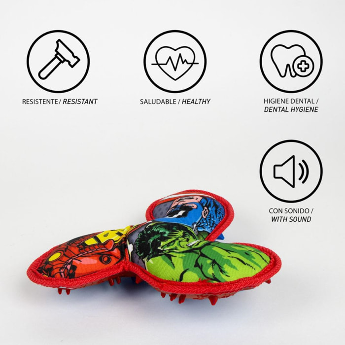 Juguete boomerang para perros diseño marvel