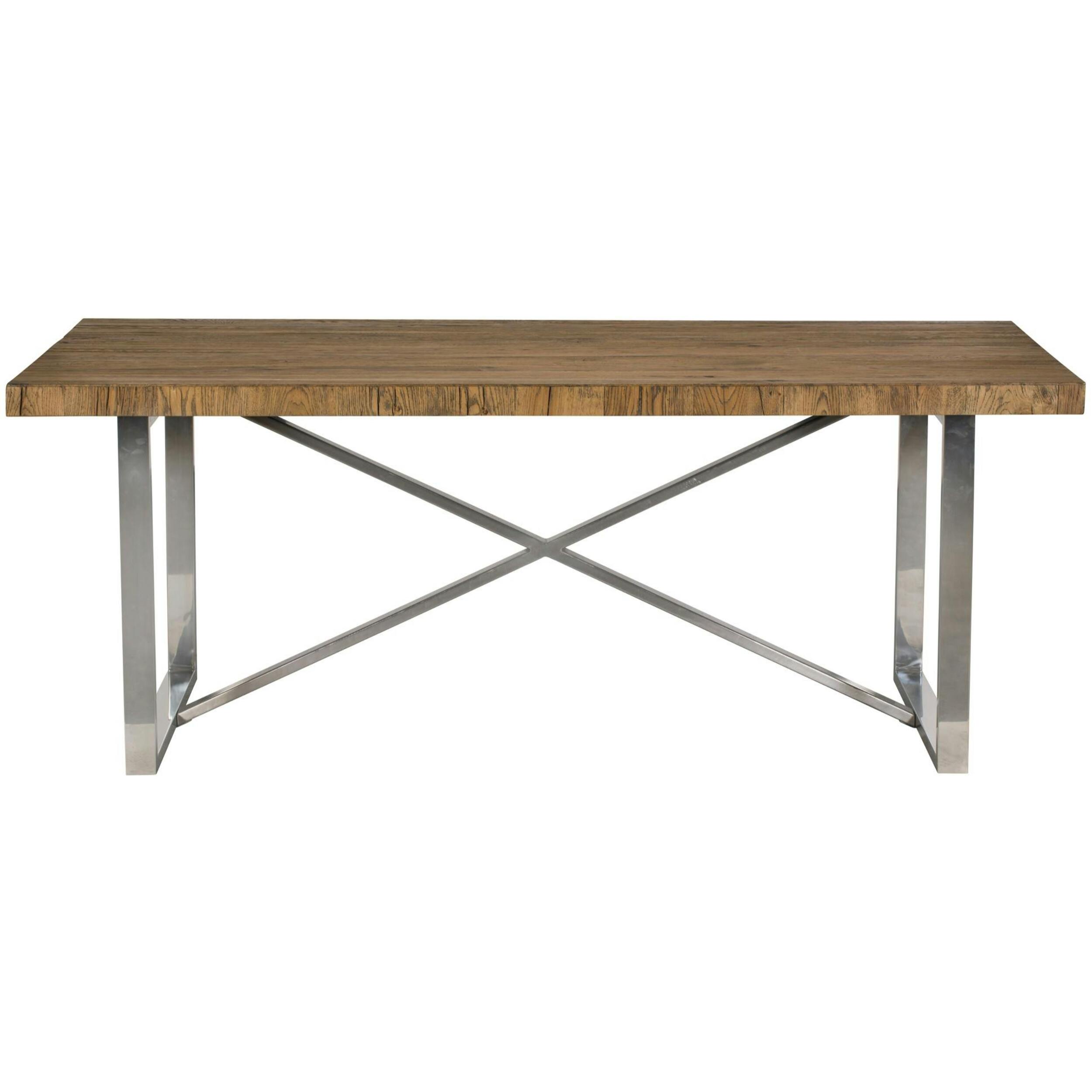 Table de repas chêne/acier 200 cm RIVERSIDE