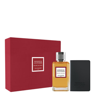 Monsieur Couturier Rouge Nacarat - Coffret Eau de Parfum 100ml + Porte-cartes
