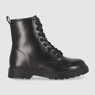 Botines - Negro - Tacón: Bajo