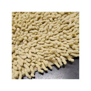 Tapis de salle de bain rectangulaire 40 x 60 cm en coton chenille - SHAGGY