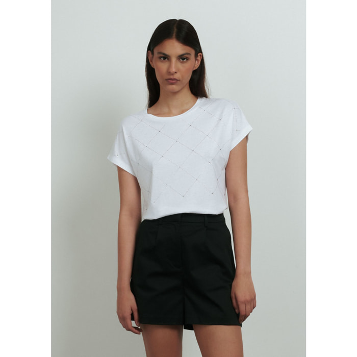 T-SHIRT BIANCO CONBIPEL