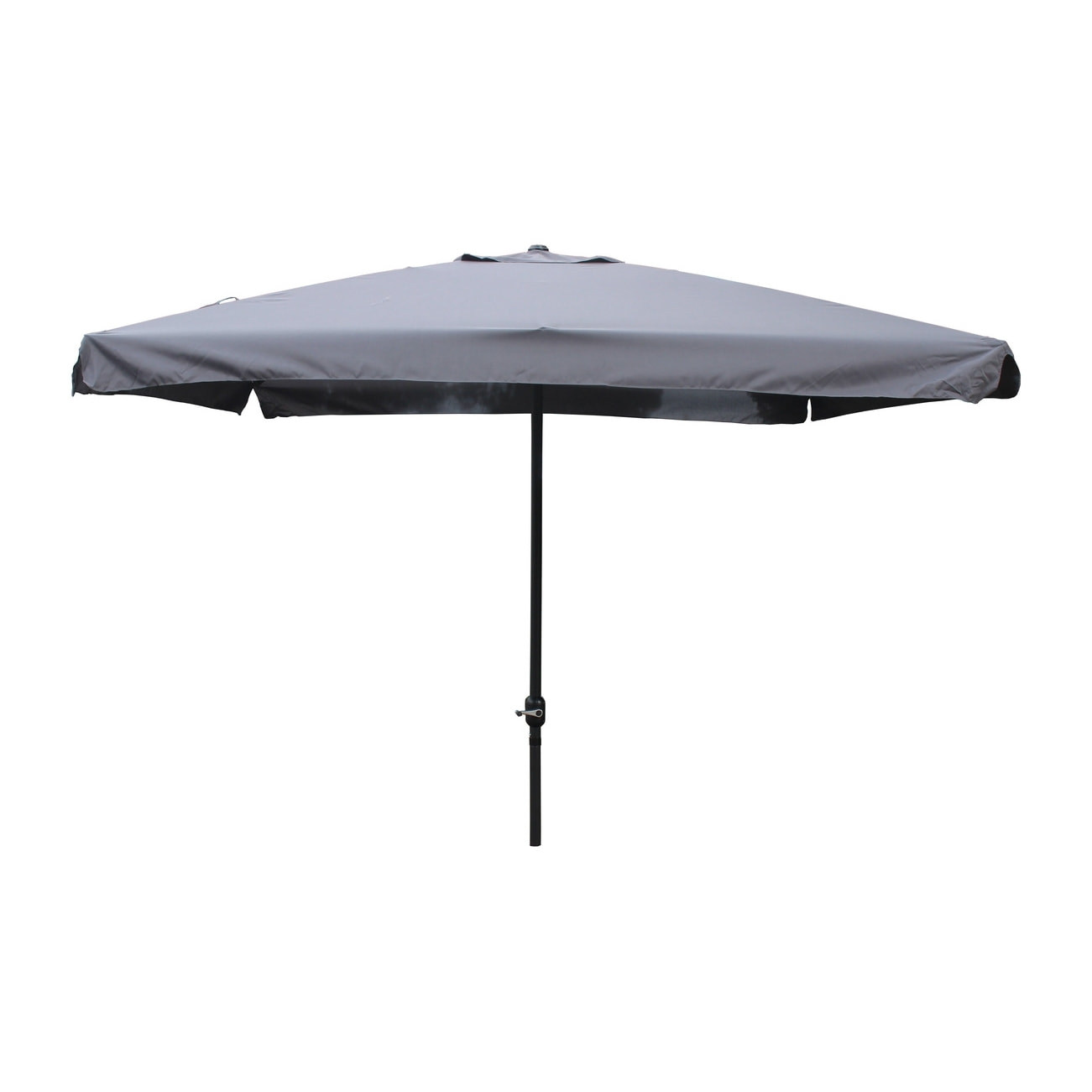 Parasol droit carré 3 x 3 m gris PALMIA