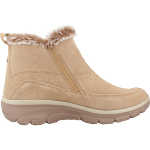 Botines Mujer Easy Going Cool Zip Marron