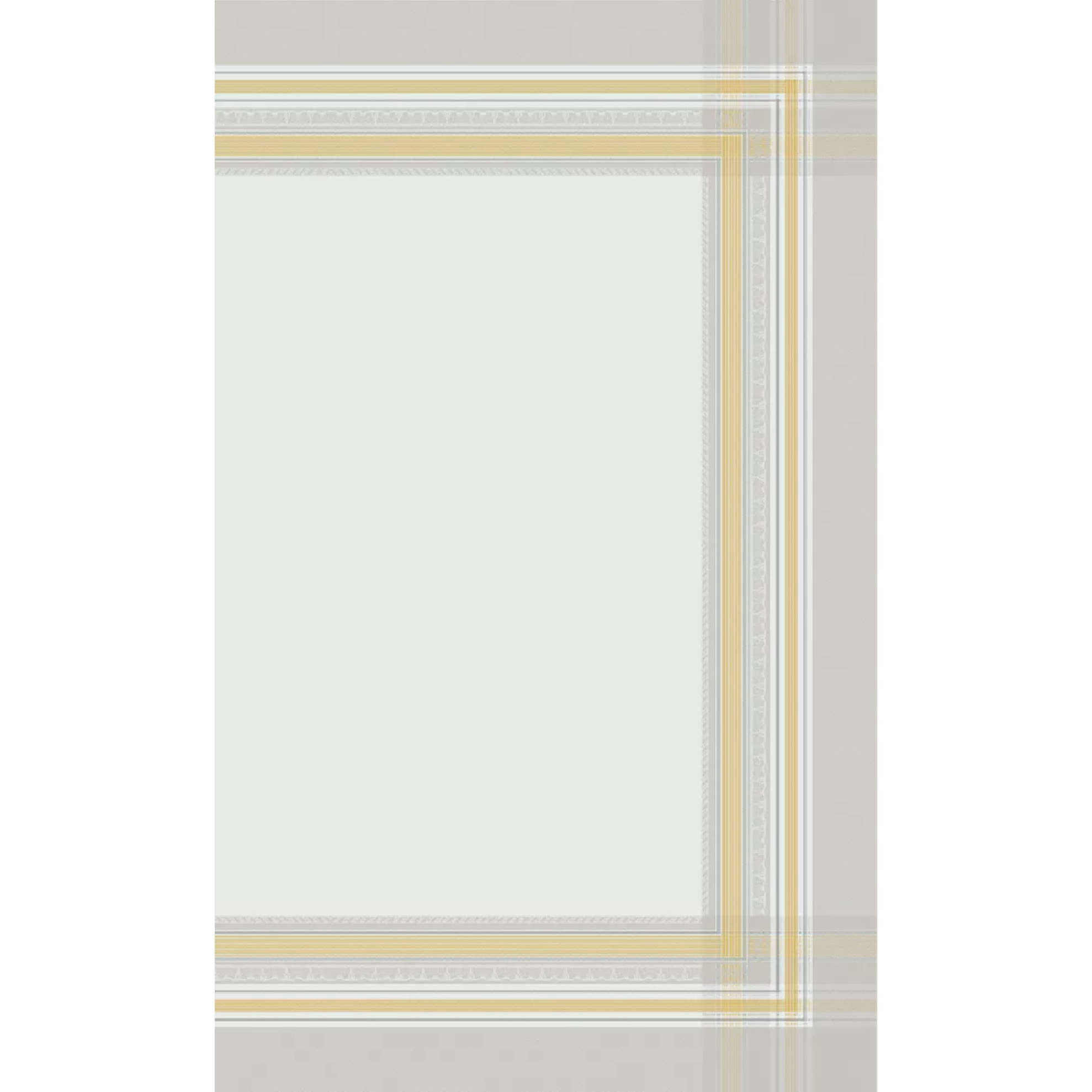 Nappe anti tache coton mélangé motif jacquard Galerie des glaces vermeil