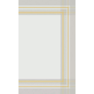 Nappe anti tache coton mélangé motif jacquard Galerie des glaces vermeil