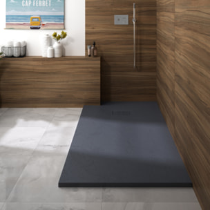 Receveur KINEDO découpable Kinerock Evo biolex rectangle gris anthracite