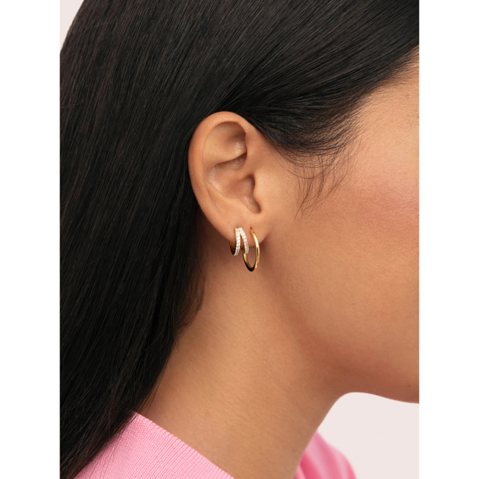 Orecchino Doble Scarlett Placcato Oro