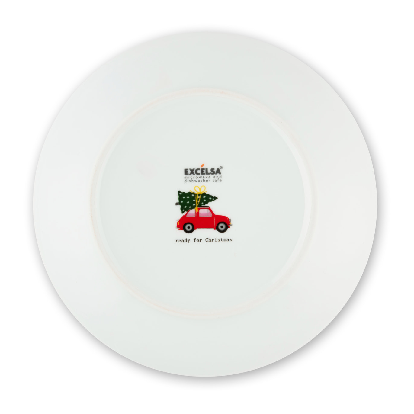 Service de table 18 pièces Excelsa - Ready For Christmas, porcelaine blanche