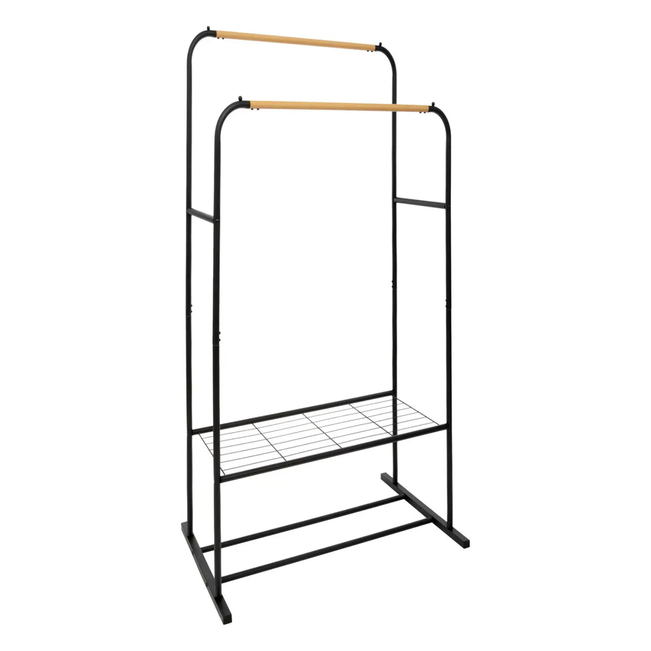 Portant à vêtements double "Artemis" noir