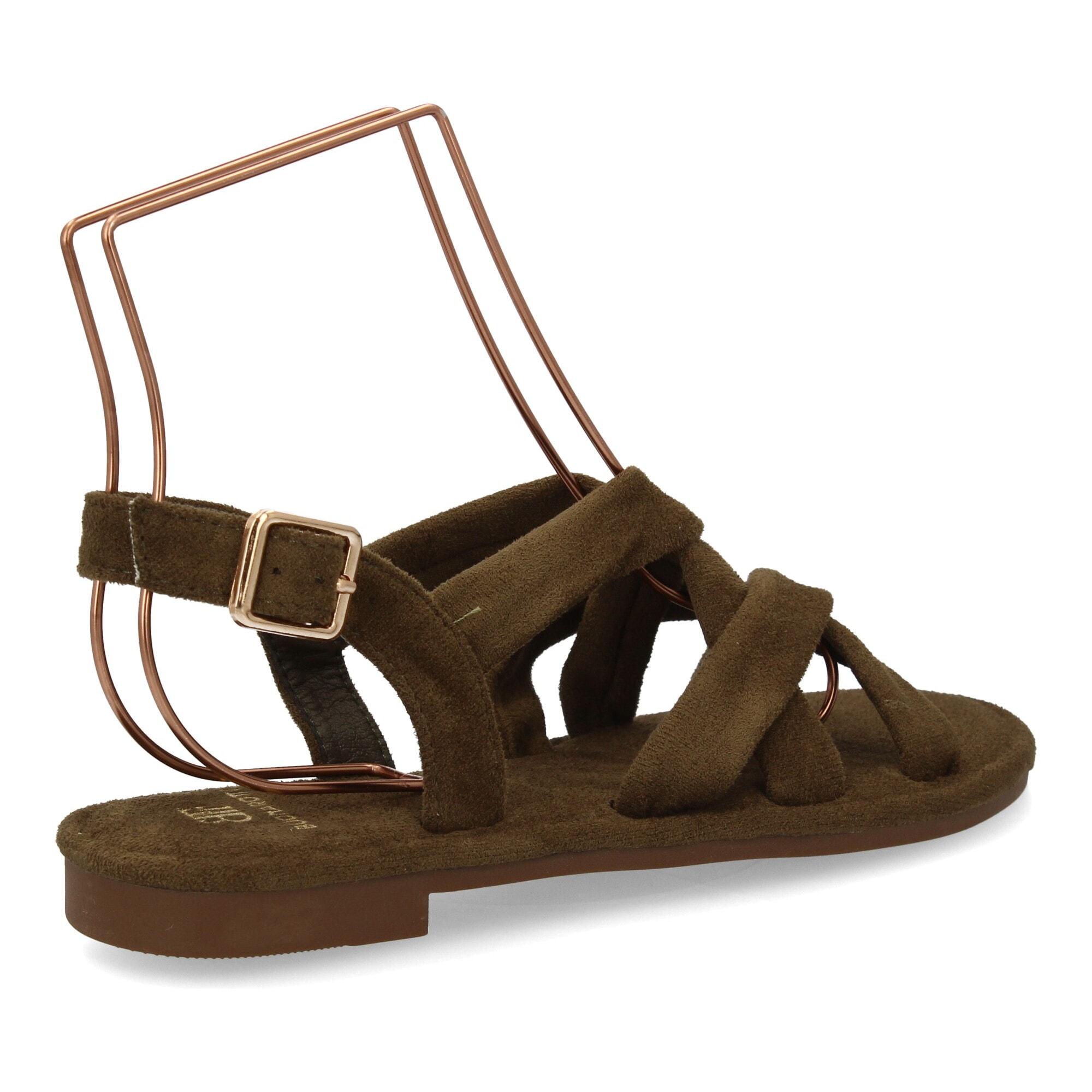 Sandalia mujer tiras acolchadas cómoda para verano