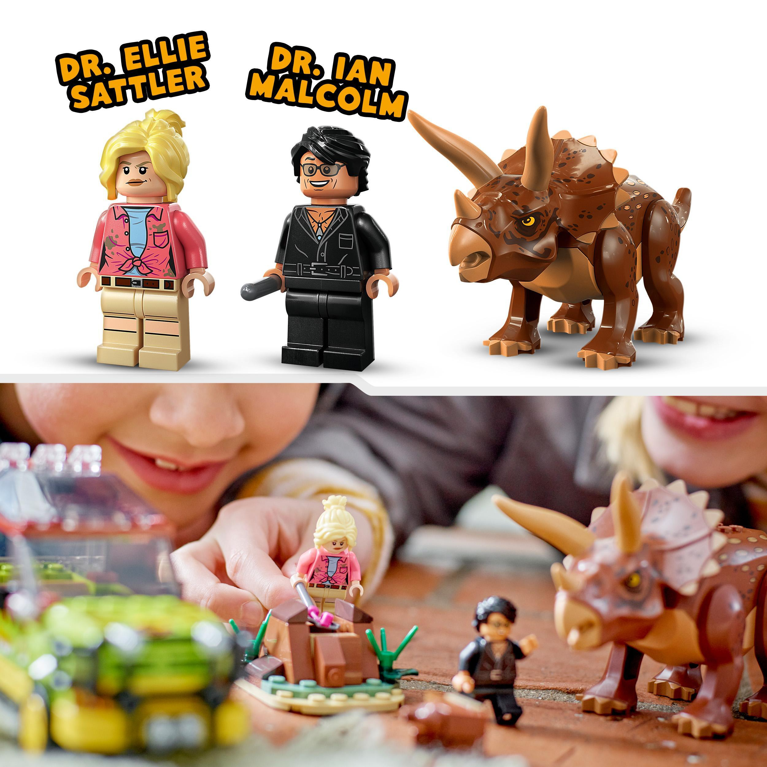 LEGO JURASSIC WORLD 76959 - LA RICERCA DEL TRICERATOPO