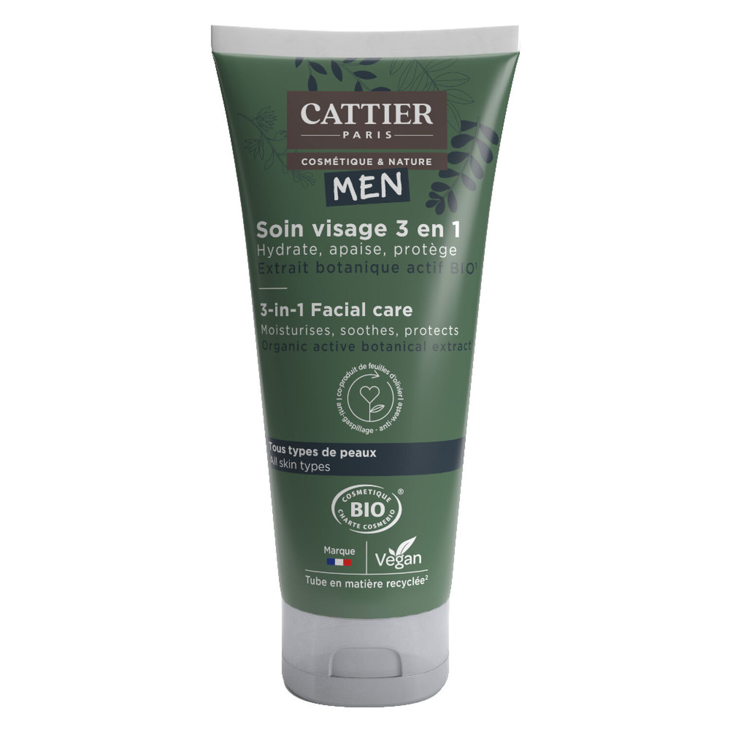 Soin Visage 3 en 1 - Hydrate, Apaise, Protège