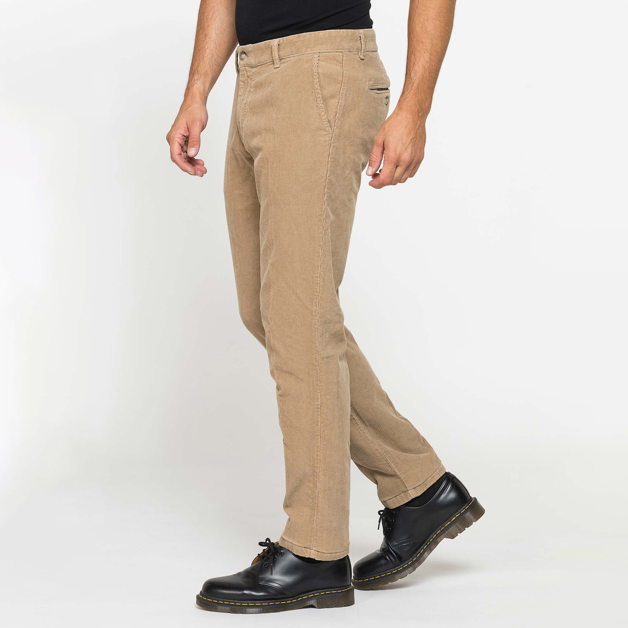 PANTALONE CHINO IN VELLUTO 1000 RIGHE TINTO PEZZA