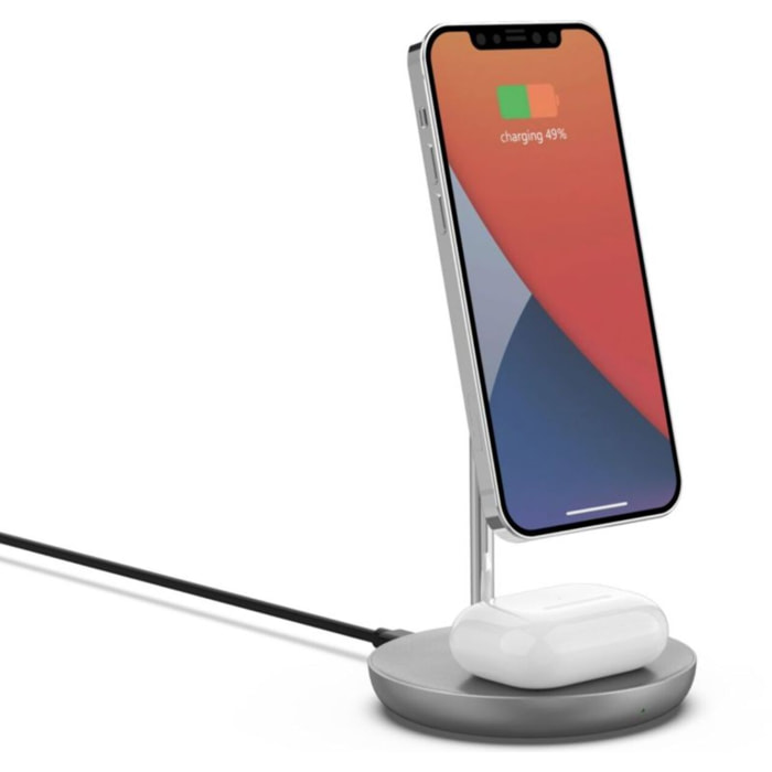 Chargeur induction ADEQWAT stand compatible MagSafe 2 en 1 15W