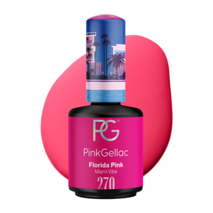 Vernis semi-permanent - 270 Florida Pink - 15 ml