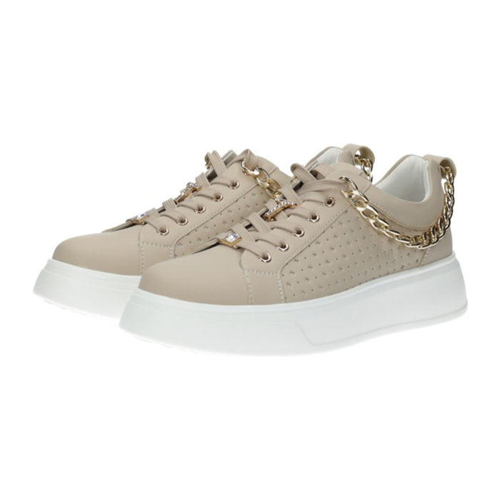 Sneakers Donna Tata Italia Beige
