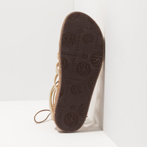 Sandalias S3211 RESTORED SKIN CREAM / TARDANA color Cream