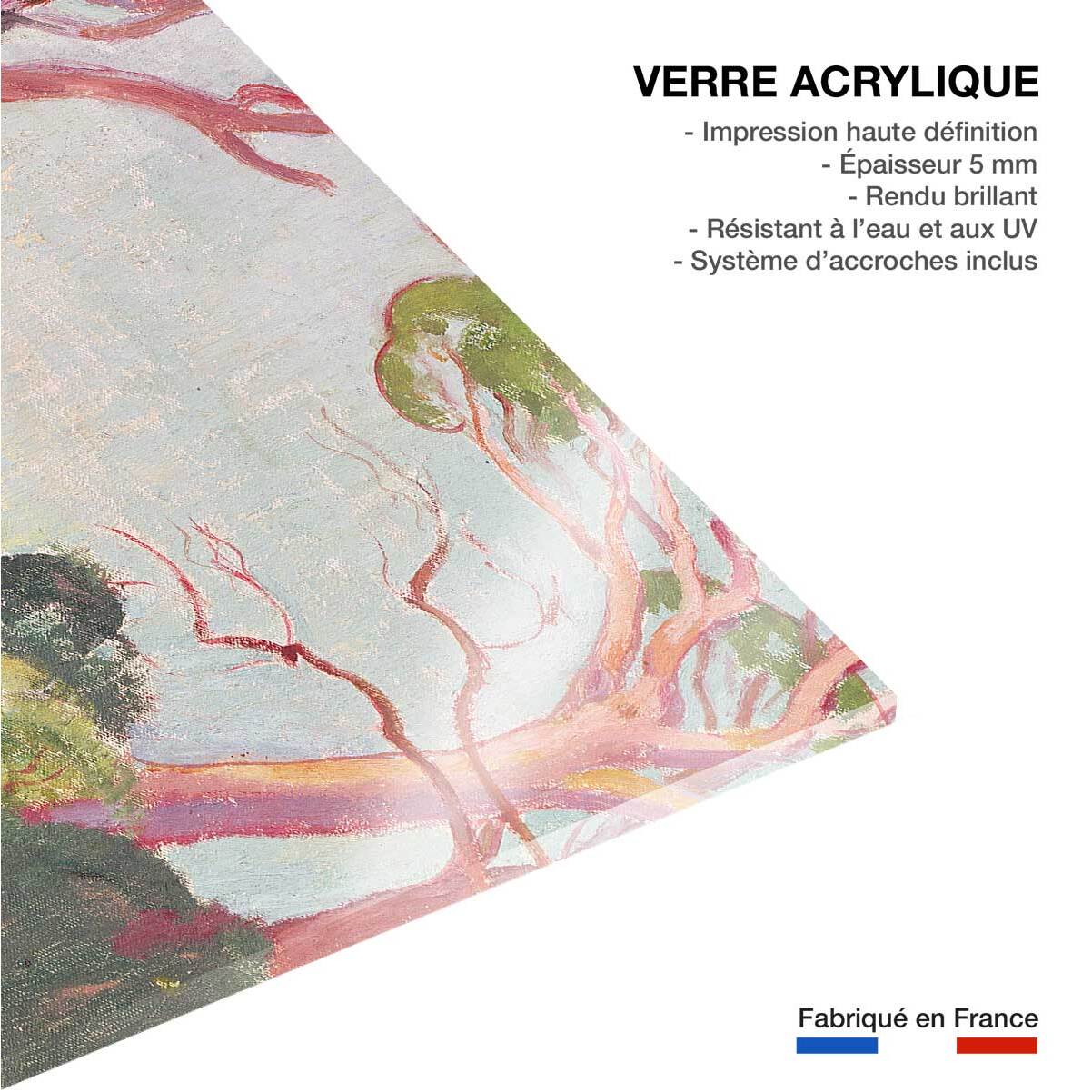 Tableau célèbre la chapelle de cannes de maurice denis  Tableau plexiglas