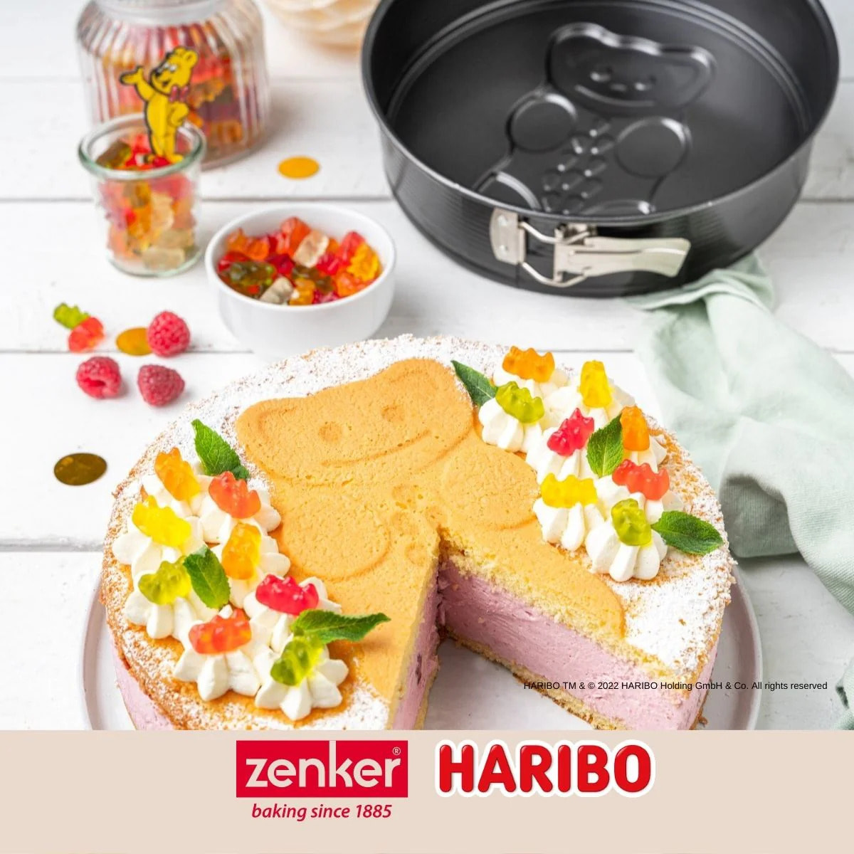 Moule à manqué à charnière 26 cm Zenker Haribo