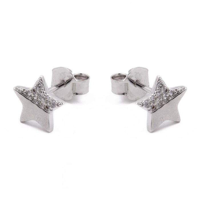 Pendientes Lux by Lux acabados plata