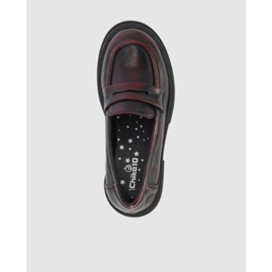 Zapatos - Burdeos - Tacón: Bajo