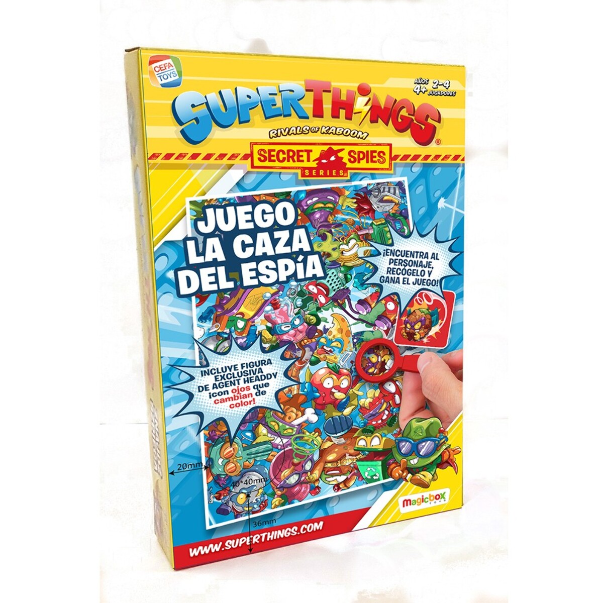 Juego de mesa superzings "Caza de Espi­as" cefa toys