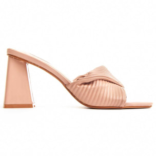 Sandalias de Tacón - Rosa - Altura: 8 cm