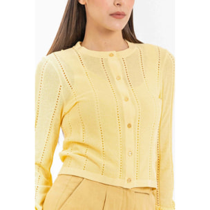 Kocca - Maglia cardigan con scollo tondo Donna