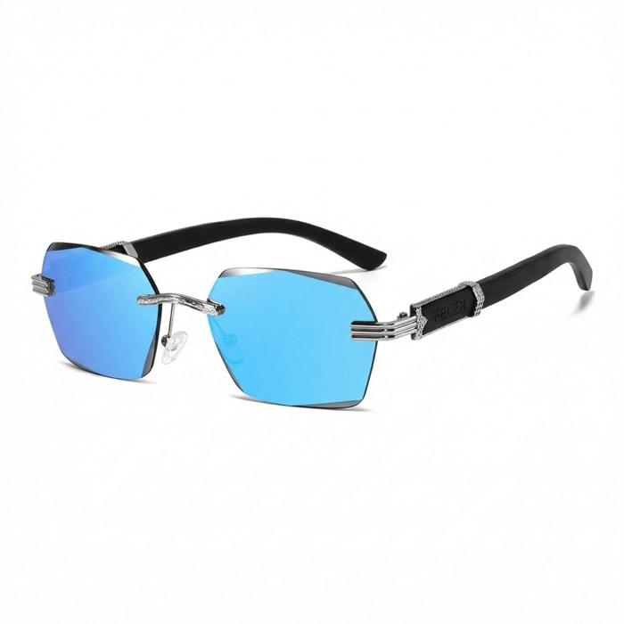 Gafas de Sol Feler 1811M-4 Polarizadas de Madera Unisex 57 mm