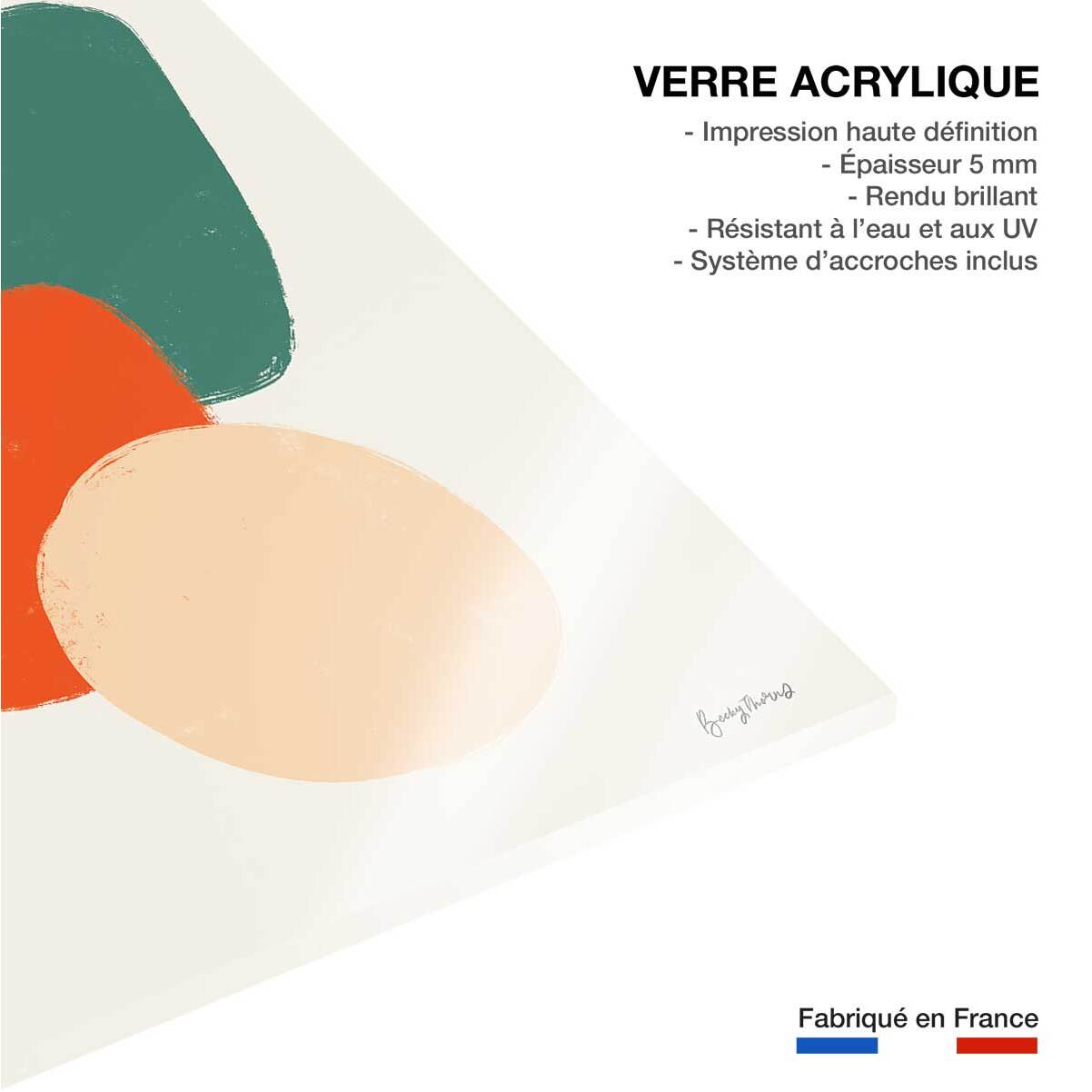 Tableau Palette couleur primaire Tableau plexiglas