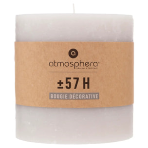 Bougie rustique gris taupe 663g