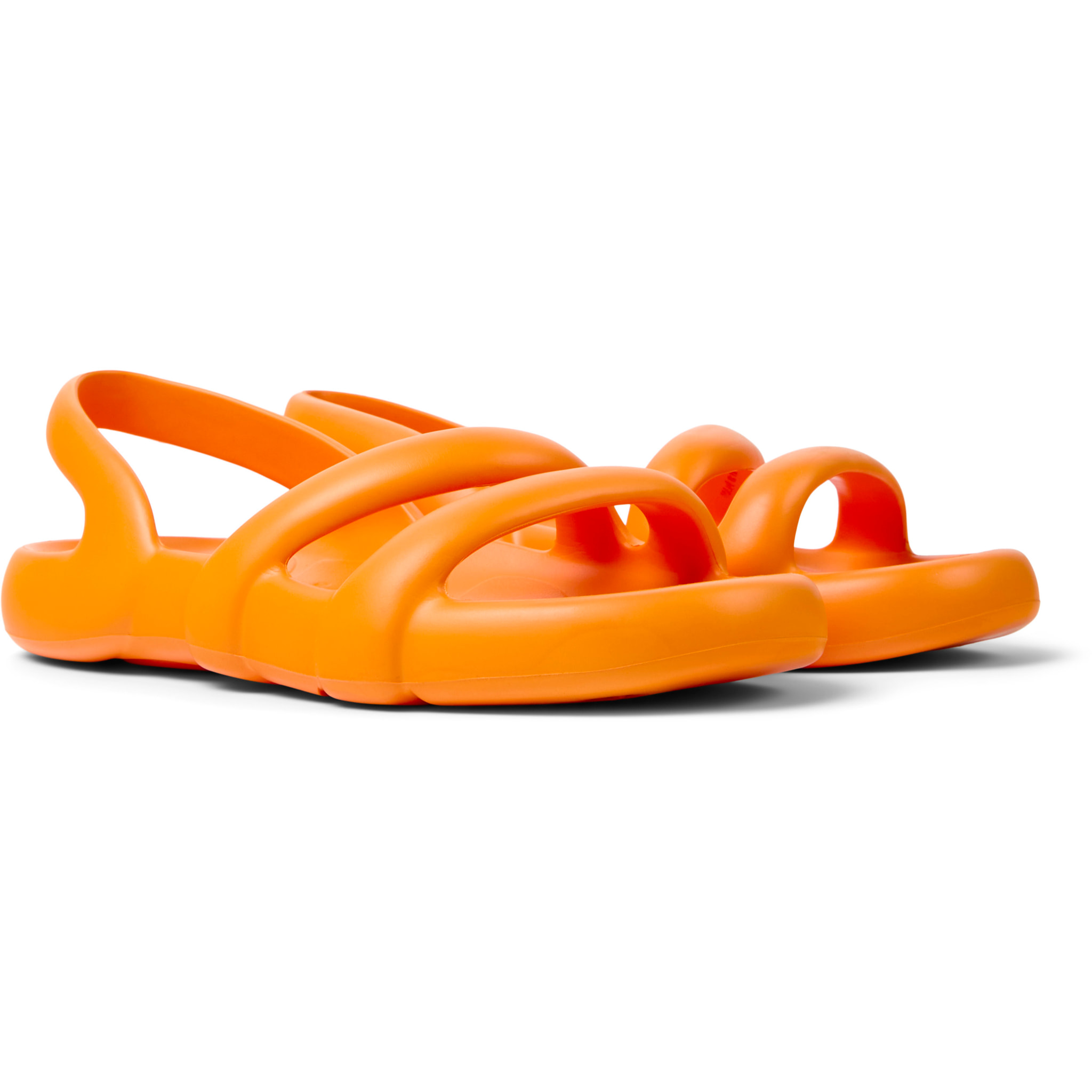 Sandalias - CAMPER Kobarah Flat - Naranja - Sintético