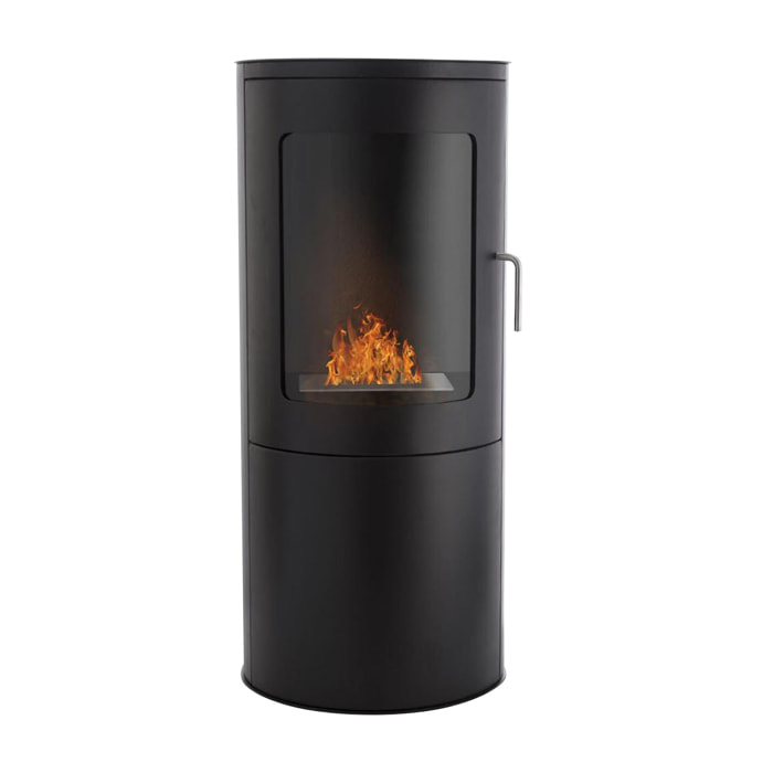 Estufa de etanol en acero puerta de cristal templado BESTFIRE COMPACT B PURLINE 3000 W