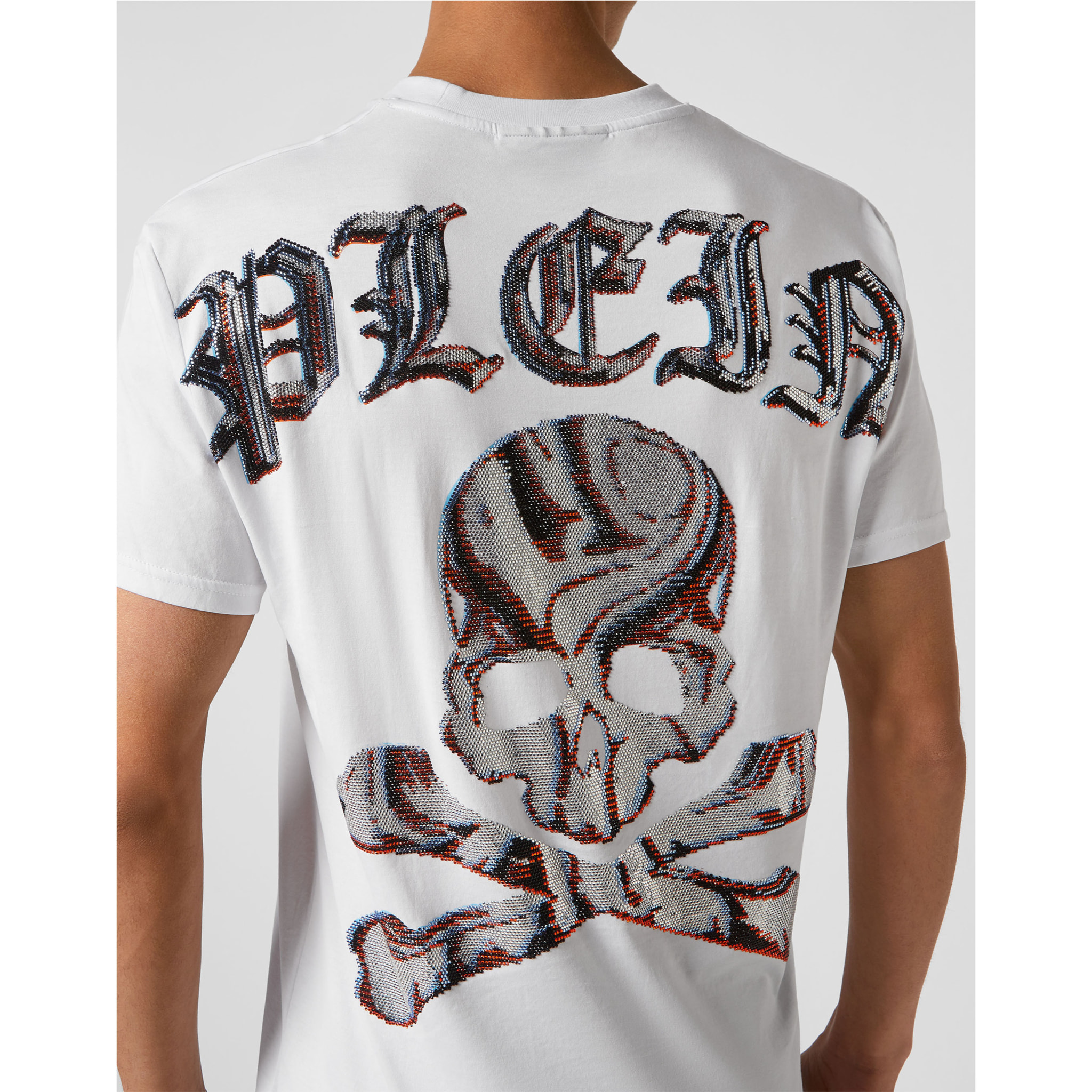 PHILIPP PLEIN T-Shirt Round Neck SKULL&BONES