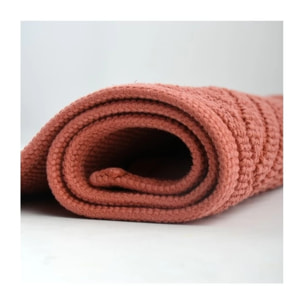 Spirella Tapis de bain Coton CUBO 50x80cm Terracotta