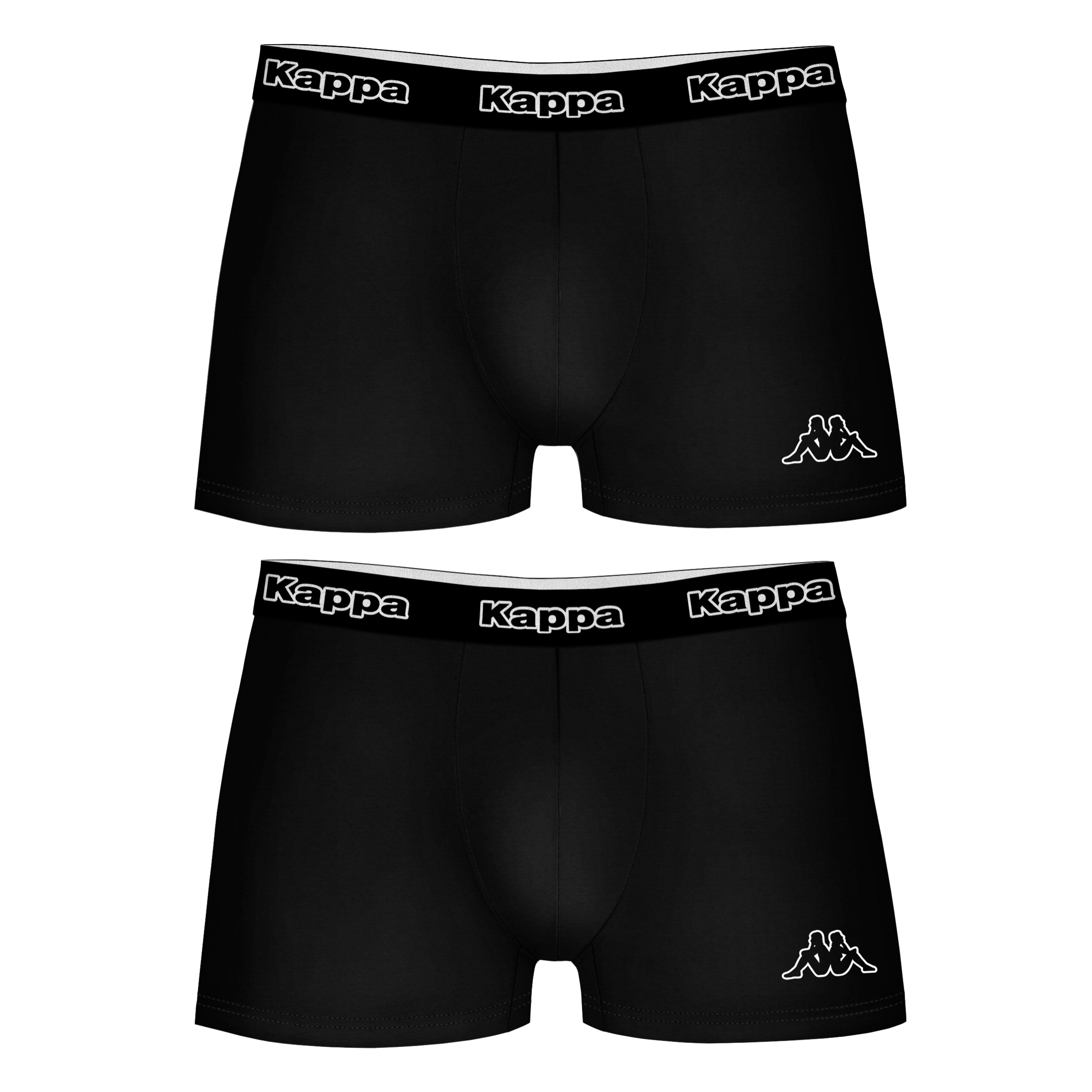 Pack 2 calzoncillos Kappa en color negro para hombre