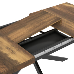 Table à manger extensible Spider 160-200cm avec rangement