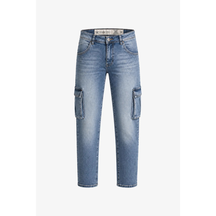 Jeans Esercito cargo lunghi denim uomo