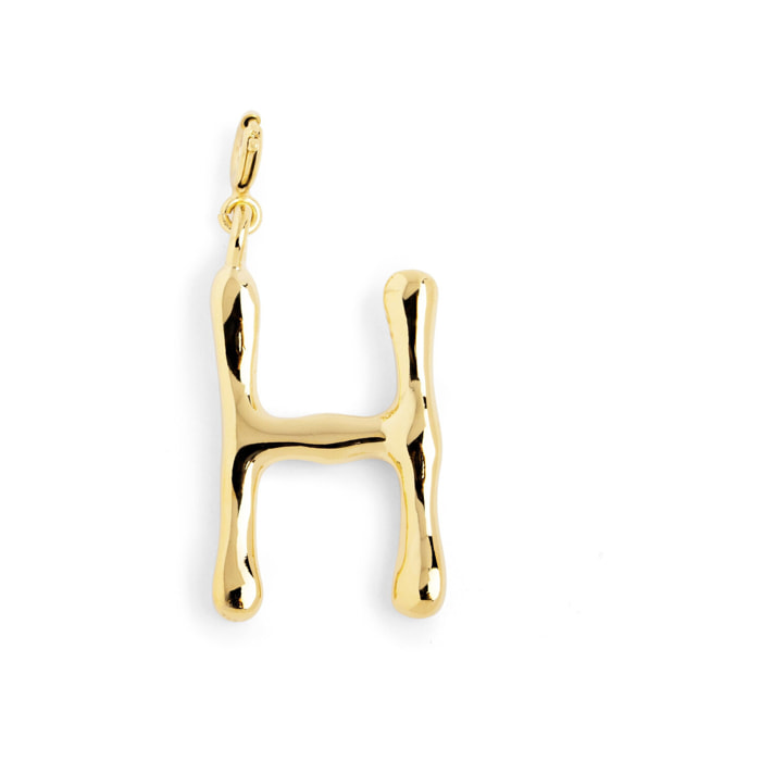 Charm Letter XL Baño Oro