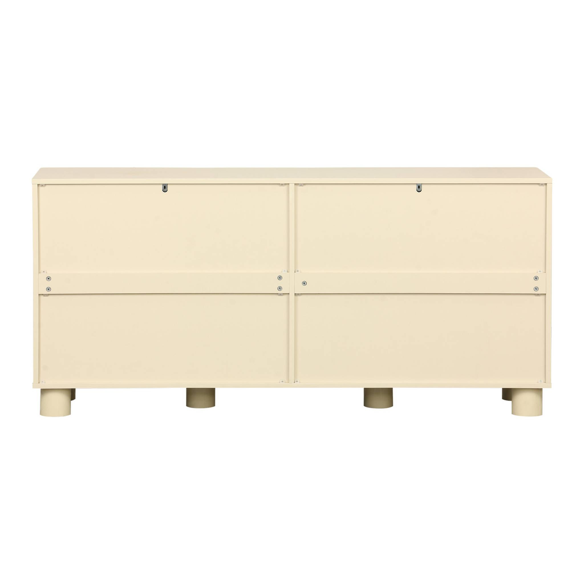 Buffet décor bois 4 portes 155cm PONDI