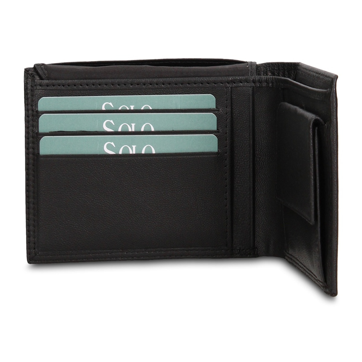 Portafoglio uomo in vera pelle - Modello Eldrin Prime - Casual - 12.5 x 9.5 x 2.0 cm