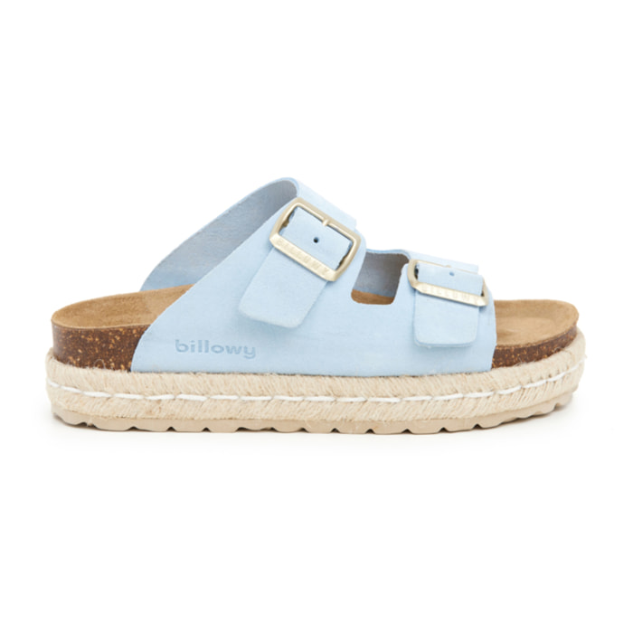 SANDALIA PLATAFORMA BILLOWY AZUL