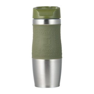 Taza de viaje 360ml acero inoxidable doble pared en color verde expert san ignacio