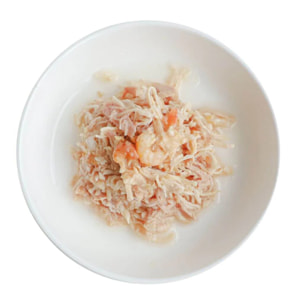 Kit Cat Lata Toppers - Pollo, Atún & Gamba 80 g Comida húmeda para gatos