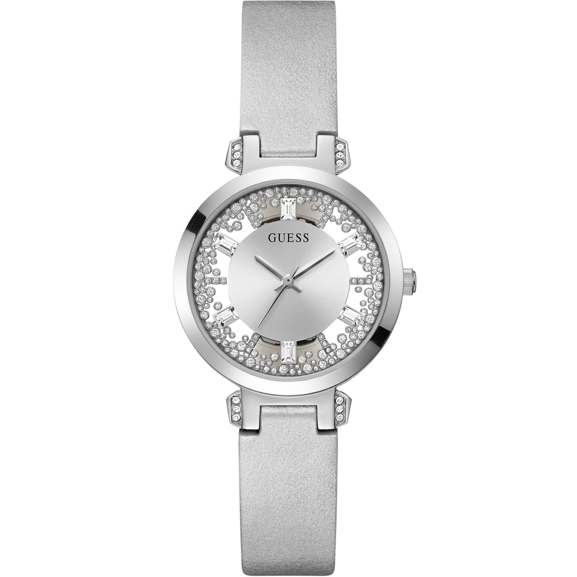 Guess Reloj Analógico De Cuarzo Crystal Clear