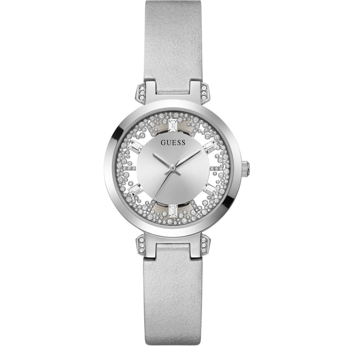 Guess Reloj Analógico De Cuarzo Crystal Clear